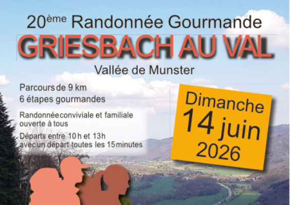 randonnée gourmande Griesbach 2026